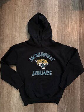 Jacksonville Jaguars NFL TEAM Apparel Black Hoodie Sweatshirt
